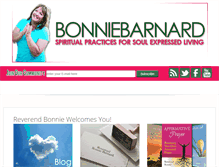Tablet Screenshot of bonniebarnard.com